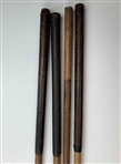 Set of Eight Antique Hickory Shaft Golf Clubs Including Banner and Burke Maker Marks
