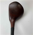 Set of Eight Antique Hickory Shaft Golf Clubs Including Banner and Burke Maker Marks