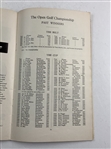 1961 Open Championship at Royal Birkdale Program - Arnold Palmer Winner
