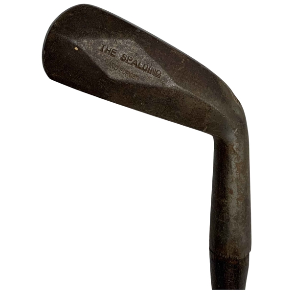 Spalding Hand Forged Hickory Shafted Golf Iron
