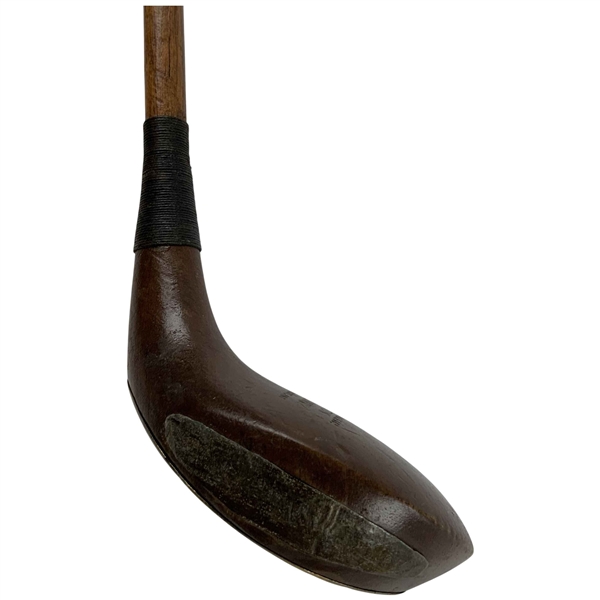 Antique G.S. Sprague and Co. The Jimmy Hickory Shaft Brassie Golf Club