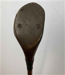 Antique G.S. Sprague and Co. The Jimmy Hickory Shaft Brassie Golf Club