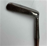 Antique H.G. Jolly Foxgrove Golf Club Hickory Shafted Hand Forged Putter
