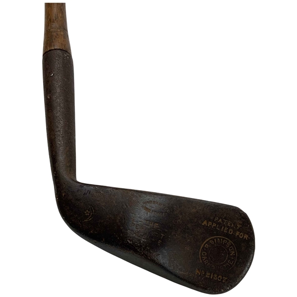 Robert Simpson Carnoustie The Perfect Hand Forged Hickory Shaft Golf Iron