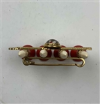 Two Vintage Golf Themed Jewelry Items Including an Ecclia Sterling Silver Bracelet and a The Reddy Tee Brooch