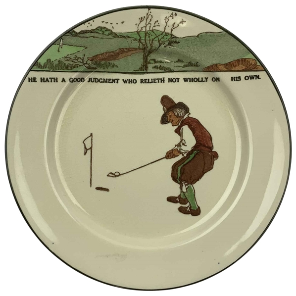 Royal Doulton Golf Series Earthenware Plate 