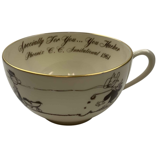 Lenox Phoenix Country Club Invitational 1961 Golf Hacker Commemorative Mug by Walt Ditzen