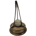 A Sterling Silver and Wood Presentation Golf Trophy Keighley Golf Club Bryce Cup 1927