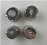 A Set of Meriden Silver-Plated Art Deco Cocktail Items with Golfing Decoration