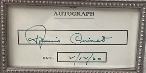 Francis Ouimet & Walter Hagen Signed 1941 Masters Tournament Photo Display - Framed JSA ALOA