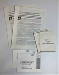 A Collection of 1983 Arnold Palmer Limited Edition Commemorative Golf Set Marketing Ephemera