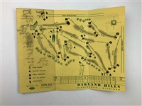 1951 US Open Souvenir Guide w/ Course Map - Hogan Win