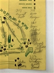 1951 US Open Souvenir Guide w/ Course Map - Hogan Win