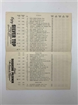 1953 US Open Championship Official Pairing Sheet Oakmont Country Club - Hogan Win