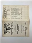 1953 US Open Championship Official Pairing Sheet Oakmont Country Club - Hogan Win
