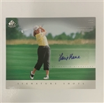 Twelve (12) 2004 Upper Deck SP Signature Golf Signed 8x10 LPGA Cards