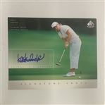 Twelve (12) 2004 Upper Deck SP Signature Golf Signed 8x10 LPGA Cards