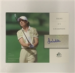 Twelve (12) 2004 Upper Deck SP Signature Golf Signed 8x10 LPGA Cards
