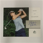 Twelve (12) 2004 Upper Deck SP Signature Golf Signed 8x10 LPGA Cards