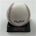 Rory McIlroy Signed Rawlings Official Major League Baseball in Blue Ballpoint JSA #L08925