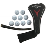 US Open Winner Michael Campbells (9) Personal Callaway Balls, Lamkin Grip & RAZR Hawk Headcover