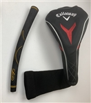 US Open Winner Michael Campbell's (9) Personal Callaway Balls, Lamkin Grip & RAZR Hawk Headcover