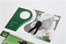 Sergio Garcia Signed 2001 Upper Deck Players Ink Card w/2001 UD Tour Threads Card