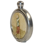 Alchemy Golf Theme Pewter Flask