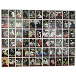 1985 Miller Press PGA Tour Uncut Card Sheet w/ Nicklaus, Payne, Seve & Couples

