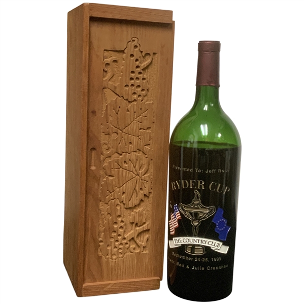 Jeff Roses 1999 Ryder Cup Wine Set in Presentation Box Gifted by Captain Ben Crenshaw - The Shirt Designer 