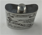 English Pewter Turnberry The Ailsa Course Hip Flask Set