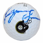 Lynn Swann Signed Steelers Helmet Logo Wilson Golf Ball JSA ALOA