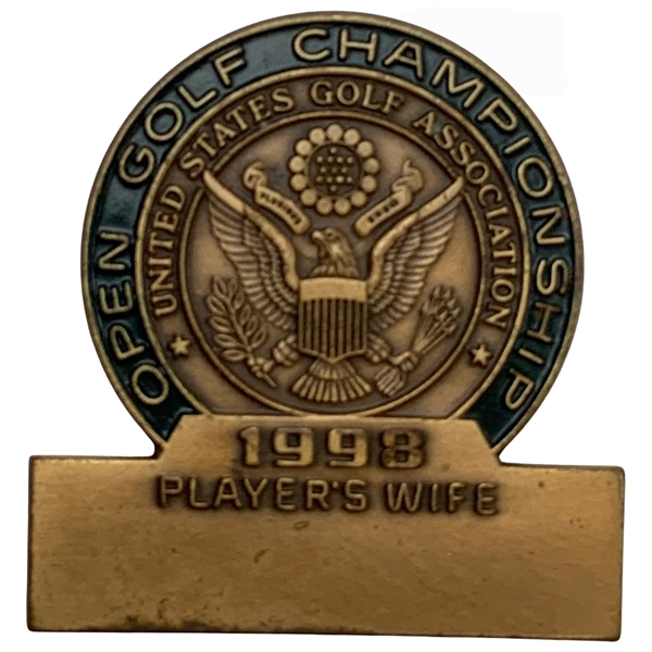 1998 US Open at Olympic Club Players Wife Badge