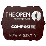 2006 Open Championship at Royal Liverpool Composite Badge - Tiger Woods Win