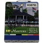 Rory McIlroy Signed 2025 Masters Tournament SERIES Badge #R08791 JSA ALOA