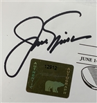 Two Autographed Golf Memorabilia Items Featuring Jack Nicklaus and Arnold Palmer JSA ALOA