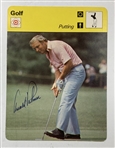 Two Autographed Golf Memorabilia Items Featuring Jack Nicklaus and Arnold Palmer JSA ALOA