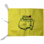 Patrick Reed Signed 2026 Masters Tournament Embroidered Flag JSA ALOA