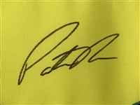 Patrick Reed Signed 2026 Masters Tournament Embroidered Flag JSA ALOA