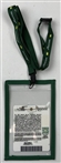 Two 2026 Masters Tournament Commemorative Items Including Embroidered Pin Flag and Spectator Badge
