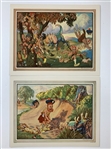 Walter R. Duff, A Set of Six 1925 Imperial Tobacco Perils of Early Golf Chromolithographs