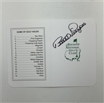 Spieth, Langer & Johnson Signed ANGC Scorecards JSA ALOA