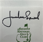 Spieth, Langer & Johnson Signed ANGC Scorecards JSA ALOA
