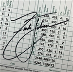 Spieth, Langer & Johnson Signed ANGC Scorecards JSA ALOA