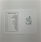Spieth, Langer & Johnson Signed ANGC Scorecards JSA ALOA
