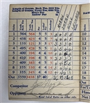 Ben Hogan & Snead Signed Scored 1945 Exhibition at Shaughnessy Heights GC Scorecard JSA ALOA