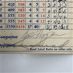 Ben Hogan & Snead Signed Scored 1945 Exhibition at Shaughnessy Heights GC Scorecard JSA ALOA