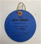 1971, 1972 & 1984 Masters Tickets - Jack, Coody & Crenshaw Wins