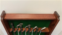 Ben Hogan Golden Anniversary Ltd Ed Iron Set Number 1017 of 1953 in Display w/ Photo & Nameplate