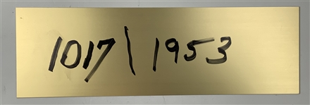Ben Hogan Golden Anniversary Ltd Ed Iron Set Number 1017 of 1953 in Display w/ Photo & Nameplate